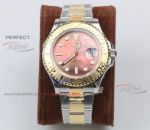 Perfect Replica Best Exact Replica Watches - Rolex Yachtmaster Pink Mother Of Pearl Dial